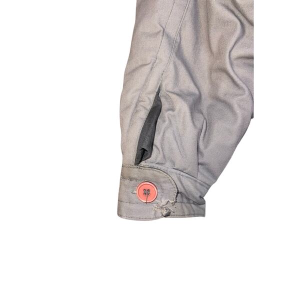 Weeds Retro Nylon Ski Bomber Flight Jacket 80's 90's Size L - Picture 6 of 6